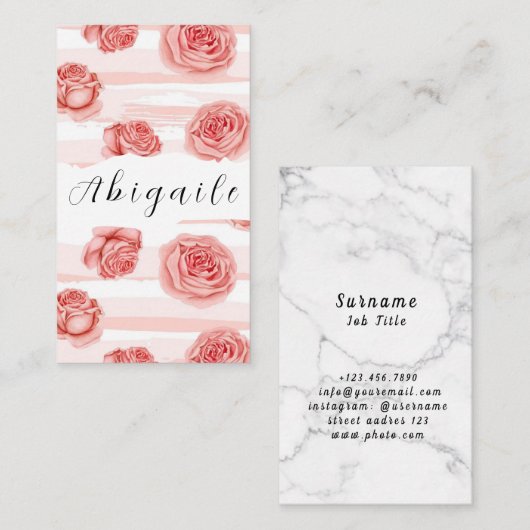 Vector van de ventilator zonder naadloze  afwerkin visitekaartje (Voorkant / Achterkant)