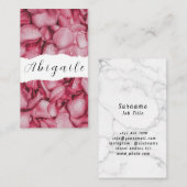 Vector van de ventilator zonder naadloze  afwerkin visitekaartje (Voorkant / Achterkant)