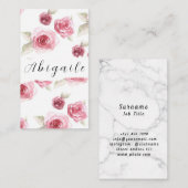 Vector van de ventilator zonder naadloze  afwerkin visitekaartje (Voorkant / Achterkant)