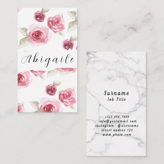 Vector van de ventilator zonder naadloze afwerkin visitekaartje (Voorkant / Achterkant)