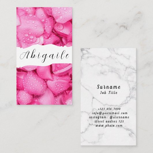 Vector van de ventilator zonder naadloze  afwerkin visitekaartje (Voorkant / Achterkant)