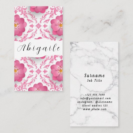 Vector van de ventilator zonder naadloze afwerkin visitekaartje (Voorkant / Achterkant)