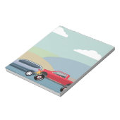 Vector van een voertuig met achteruitrijinrichting notitieblok (Linkerzijde)