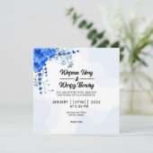 Vector van het ontwerp van de Kaart van de Bericht (Staand voorkant)