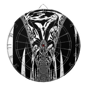 Vector Velocity Hypnotische Zwarte Witte Abstracte Dartbord