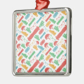 Vectorachtergrond voor accessoires voor drijvende  metalen ornament (Links)