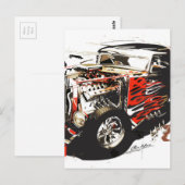 vectorauto 3.jpg briefkaart (Voorkant / Achterkant)