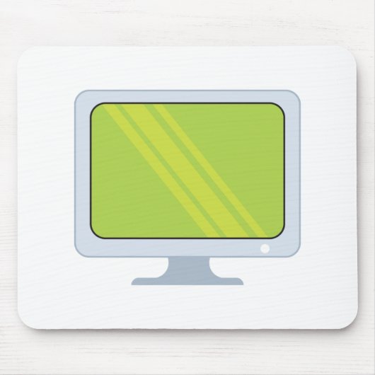 vectordesign voor platte pc-monitor muismat (Voorkant)