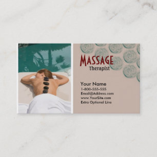 Vectored Lady Massage Therapy-Visitekaartje Visitekaartje