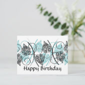 Vectoren - Happy Birthday - Gepersonaliseerd Briefkaart (Staand voorkant)