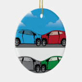 Vectoren van autowrakken keramisch ornament (Rechts)