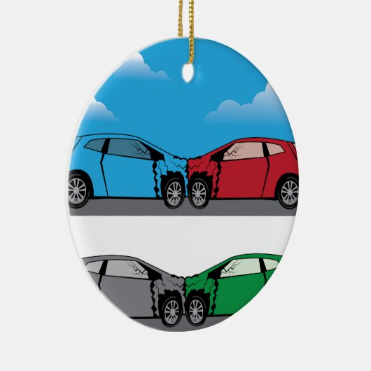 Vectoren van autowrakken keramisch ornament (Rechts)