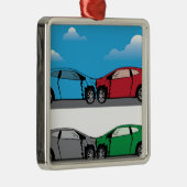 Vectoren van autowrakken metalen ornament (Rechts)