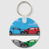 Vectoren van autowrakken sleutelhanger (Voorkant)