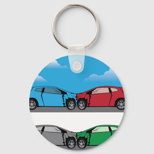 Vectoren van autowrakken sleutelhanger (Voorkant)