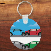 Vectoren van autowrakken sleutelhanger (Voorkant)