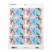 Vectorflaconetiket met drager uit het serum etiket (Full Sheet)