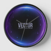 vectorfuturistische klok (Voorkant)