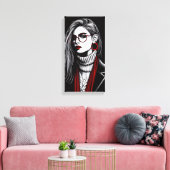 vectorieel canvas afdruk (Insitu (Woonkamer))