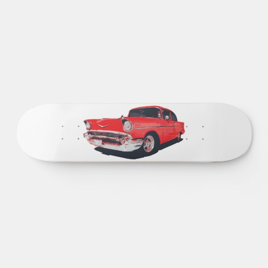 Vectorillustratie Chevy Bel Air Skateboard (Horizontaal)