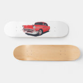 Vectorillustratie Chevy Bel Air Skateboard (Horizontaal)