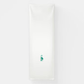 Vectorillustratie van een lotusbloem, met spandoek (Verticaal)