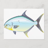 Vectorillustratie van Pompano Florida Briefkaart (Voorkant)