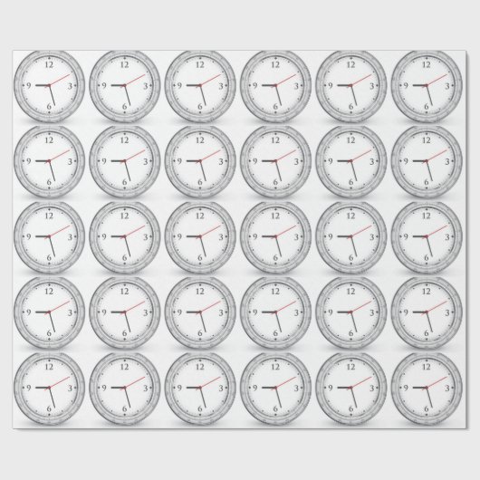 Vectorklokontwerp Cadeaupapier (Vlak)