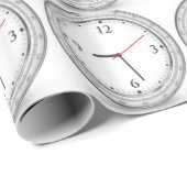 Vectorklokontwerp Cadeaupapier (Rol Hoek)