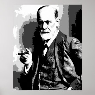 Vectorkunst met hoge resolutie Sigmund Freud Poster