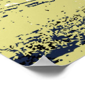 Vectorkunst, Rodeo cowboy die bronco knikt Poster (Hoek)