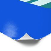 Vectorkunstwerk van Vaas met Twee Bloemen Perfect Poster (Hoek)