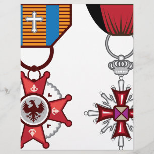 Vectormilitaire medailles/bestellingen Fake