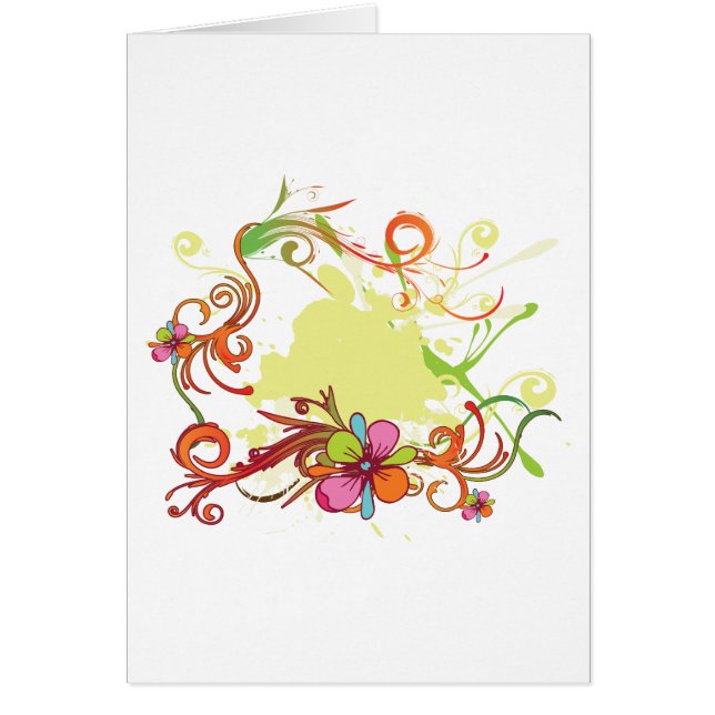 vectorontwerp artsy floral bliss (Voorkant)