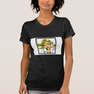 Vectorontwerp voor kunstmeisjes in de pop t-shirt