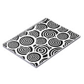 Vectorpatroon van spiraalvormige zwarte en witte s notitieboek (Linkerzijde)