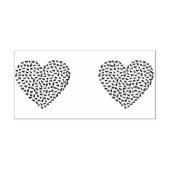 vectorsheart liefde katten katten kat rubberstempel (Afrduk)