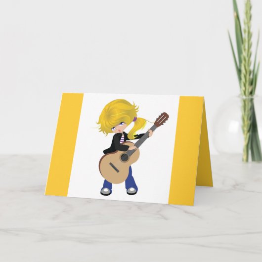 vectorstock_507105 leuke de gitaarrots van het kaart (Voorkant)