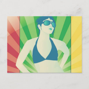 vectorstralen briefkaart