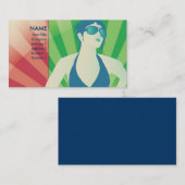 vectorstralen visitekaartje (Voorkant / Achterkant)