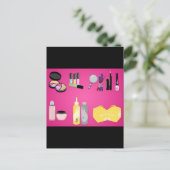 vectorvaco_makeup_set_09102801_large briefkaart (Staand voorkant)