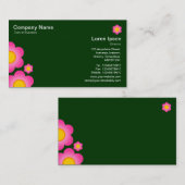 Vectorventilator - donkergroen visitekaartje (Voorkant / Achterkant)