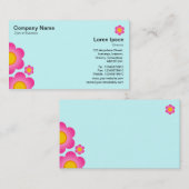 Vectorventilator - Ice Blue Visitekaartje (Voorkant / Achterkant)