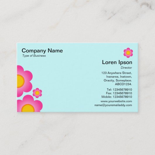 Vectorventilator - Ice Blue Visitekaartje (Voorkant)