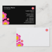 Vectorventilator - zwart visitekaartje (Voorkant / Achterkant)