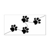 vectorvoetafdruk rubberstempel (Afrduk)