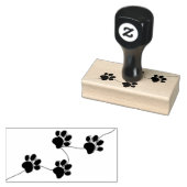 vectorvoetafdruk rubberstempel (Gestempeld)