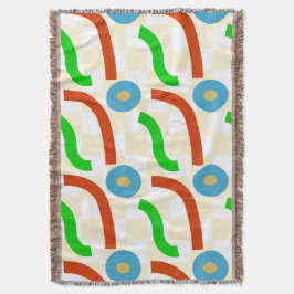 Vectorvormen naadloos patroon deken