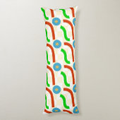 Vectorvormen naadloos patroon lichaamskussen (Achterkant (Verticaal))