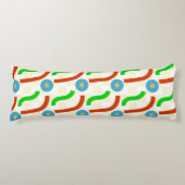 Vectorvormen naadloos patroon lichaamskussen (Voorkant)